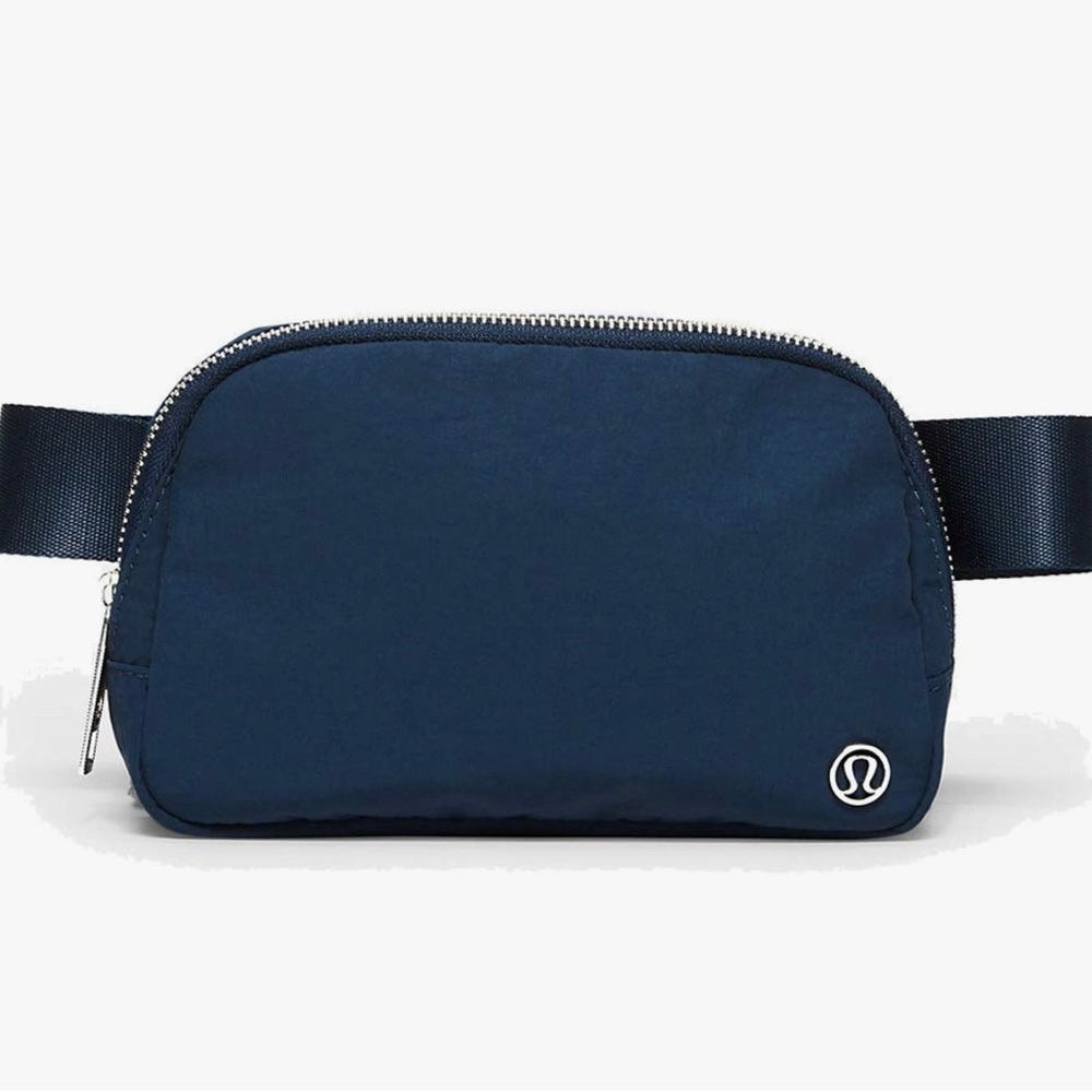 Blue belt bag